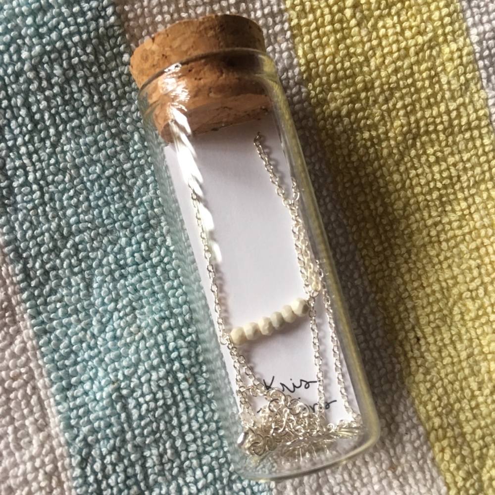 Message in a bottle necklace